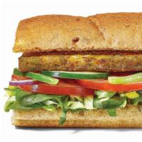 Veggie Patty Footlong · Whether by choice, or simply for a delicious change, a full-flavored veggie patty with your ...