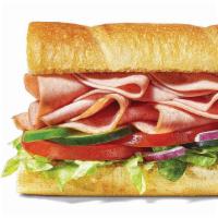 Cold Cut Combo Footlong · Can't decide what kind of meat you want Get them all. The Cold Cut Combo is stacked with tur...