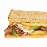 Black Forest Ham, Egg & Cheese Footlong · Hello delicious! Enjoy savory ham, melted cheese and egg all on a flatbread or your choice o...
