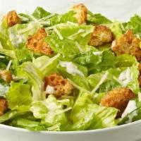 Caesar Salad · Romaine lettuce, sourdough croutons, Parmesan cheese and Caesar dressing. (contains anchovy)