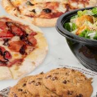 Pizza And Salad Family Meal For 4 · Meal includes two sourdough pizzas, choice of classic *Caesar or *Spring salad for four and ...