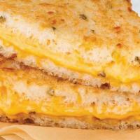  Jalapeno Cheddar Grilled Cheese  · Sharp cheddar melted to perfection on sliced Jalapeno Cheddar bread.