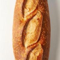 Sourdough Long · Slightly crustier than the round loaf, but softer than the baguette, this is among our most ...