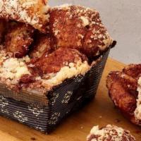 Sweet Cinnamon Delight · Ooey… Gooey… Chewy… Pull it apart or slice and enjoy!