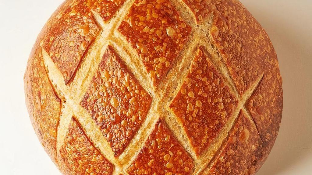 Sourdough Round 1/2 pound · The classic Fisherman's Wharf-style San Francisco sourdough, with a dark-golden crunchy crust and a soft, chewy interior.