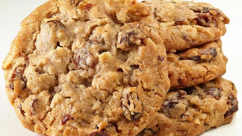 Oatmeal Raisin · Oat-erly amazing. (contains nuts)