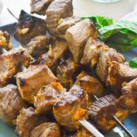 Lamb Kabab · Roasted lamb cubes marinated in spices.
