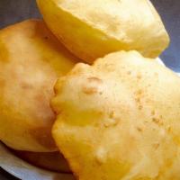 Bathura · Bhatura fluffy deep-fried leavened sourdough bread