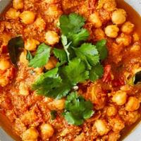 Chana Masala · Garbanzo beans cooked in spices