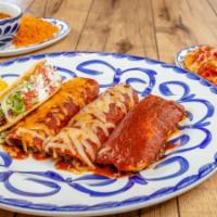 CHEVYS SUPER CINCO · For those who take Fresh Mex SUPER seriously! Two enchiladas: one beef, one chicken, a crisp...