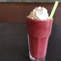 Berry Balance Smoothie · Wild berry juice, strawberry and banana.