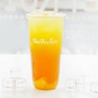 Mango Refresher · Mango puree with jasmine green tea.[Cold Only]