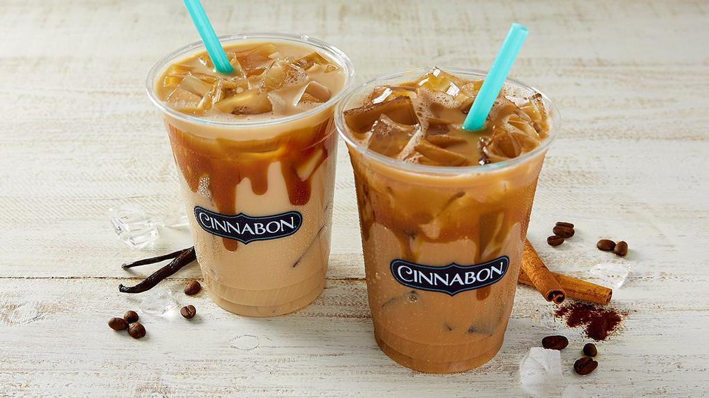Cold Brew Iced Coffee · Iced coffee - cinnamon roll and vanilla flavors.