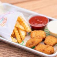 Lil' Clucknuggs Meal · Served with Organic Crinkle Cut French Fries and Drink. Comes with 4 nuggets.. Allergies: Cl...