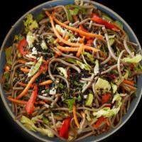 Soba Noodle Salad · Try it hot or cold, our Soba Noodle bowl is high in fiber to promote healthy digestion. Made...