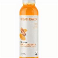 Cold Crusher 12 oz · A beta-carotene powerhouse blend of carrot, orange, and lemon with the added punch of turmer...