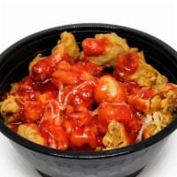 Sweet n Sour Chicken · Crispy battered chicken tossed with house made sweet n sour sauce, red bell pepper and pinea...