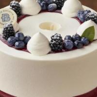 Blueberry Chiffon · 3 Layer Blueberry Chiffon, Whipped Cream Filling, Blueberry Glaze. Contains: Egg, Milk, Soy,...