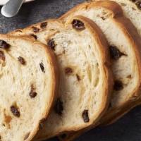 Raisin Bread · Wheat Flour, Raisin.

Contains: Coconut, Egg, Milk, Soy, Wheat