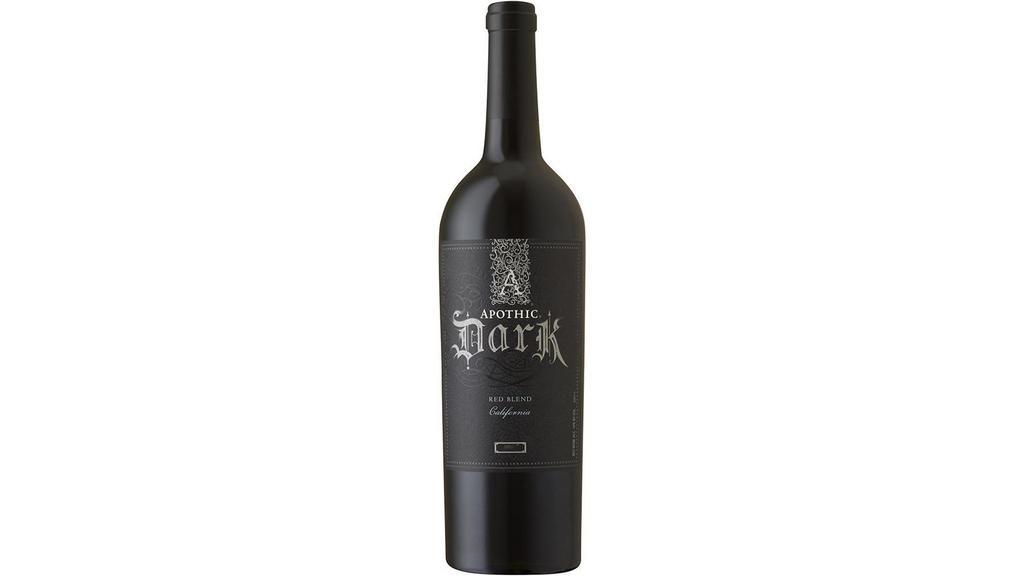 Apothic Dark Red (750 ml) · Apothic Dark is a full-bodied, deep red wine blend. Teroldego, Petite Sirah and Zinfandel blend together, bringing rich layers of blackberry and plum with dashes of black pepper and star anise. Hints of dark chocolate underscore the layers of dark fruit, imparting a long, smooth finish.