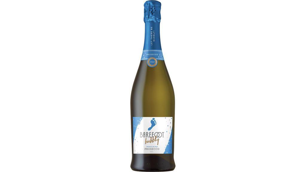 Barefoot Bubbly Prosecco (750 Ml) · Barefoot Bubbly Prosecco is a sparkling Italian wine with vibrant notes of juicy apple, peach and pear. On the finish, tiny bubbles soar through echoes of lemon and honeysuckle.
