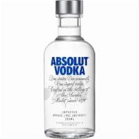Absolut (200 ml) (Vodka) · Enjoy your favorite vodka drinks with Absolut vodka. This all-natural spirit has no added su...