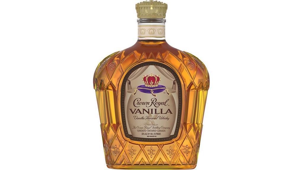 Crown Royal Vanilla (750 ml) · To create this extraordinary blend, Crown Royal™ Whiskies are hand selected and infused with the rich flavor of Madagascar Bourbon Vanilla. The result is uniquely sophisticated whisky bursting with the flavor of vanilla and the smoothness of Crown Royal™