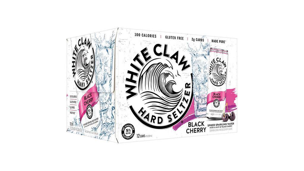 White Claw Hard Seltzer Black Cherry Can (12 Oz X 12 Ct) · Our most popular flavor, Black Cherry seamlessly balances the tartness and sweetness of a ripe summer cherry. It's the perfect introduction to the crisp, refreshing taste of White Claw® Hard Seltzer.
