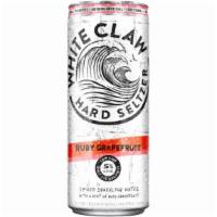 White Claw Hard Seltzer Grapefruit Can (19 oz) · The bright citrus flavor of Ruby Grapefruit is unlike any other. With a hint of freshly cut ...