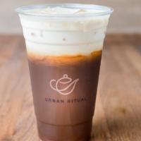 Classic Brew · Our house milk tea with a shot of cold brew coffee and our special house cream.
