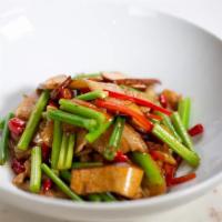 Country Style Dried Bean Curd with Pork · Youxian Fragrant Dried Pork
攸县香干炒肉