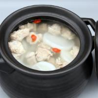 Pork Ribs Soup with Chinese Yam · 山药排骨汤