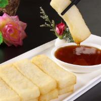 Glutinous Rice Cakes with Brown Sugar · Delicious!
红糖糍粑