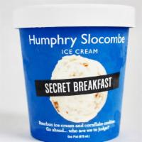 Humphry Slocombe Secret Breakfast · ice cream with housemade Cornflake cookies. Contains more than 0.5% of, as well as gluten, d...