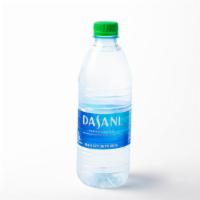 Dasani · 16.9 oz bottle of Dasani's premium tasting, pure, and delicious water.