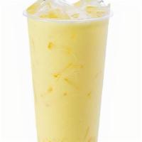 Mango Au Lait · Coconut jelly included.