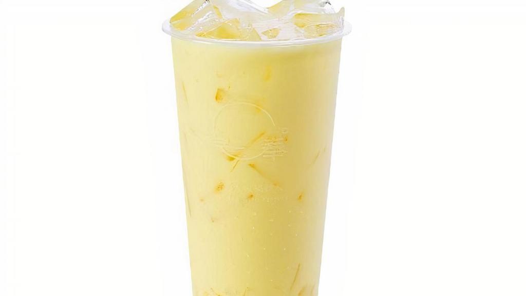 Mango Au Lait · Coconut jelly included.
