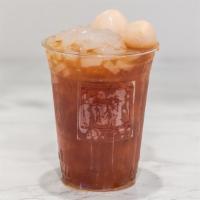 Super Tropical Lychee Black Tea/ 熱帶荔枝紅茶 · w/ Lychee Jelly