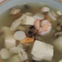 13. 海鮮豆腐湯 - Seafood Beancurd Soup · 