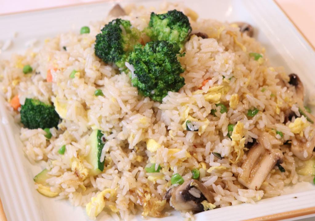 131. 素炒飯 - Vegetable Fried Rice (with Egg) · 