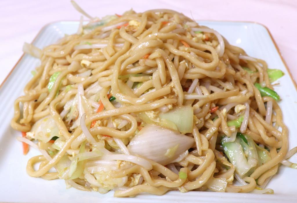 138. 素炒麵 - Vegetable Chow Mein (with Egg) · 
