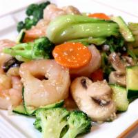 26. 時菜蝦 - Prawns with Vegetables · 