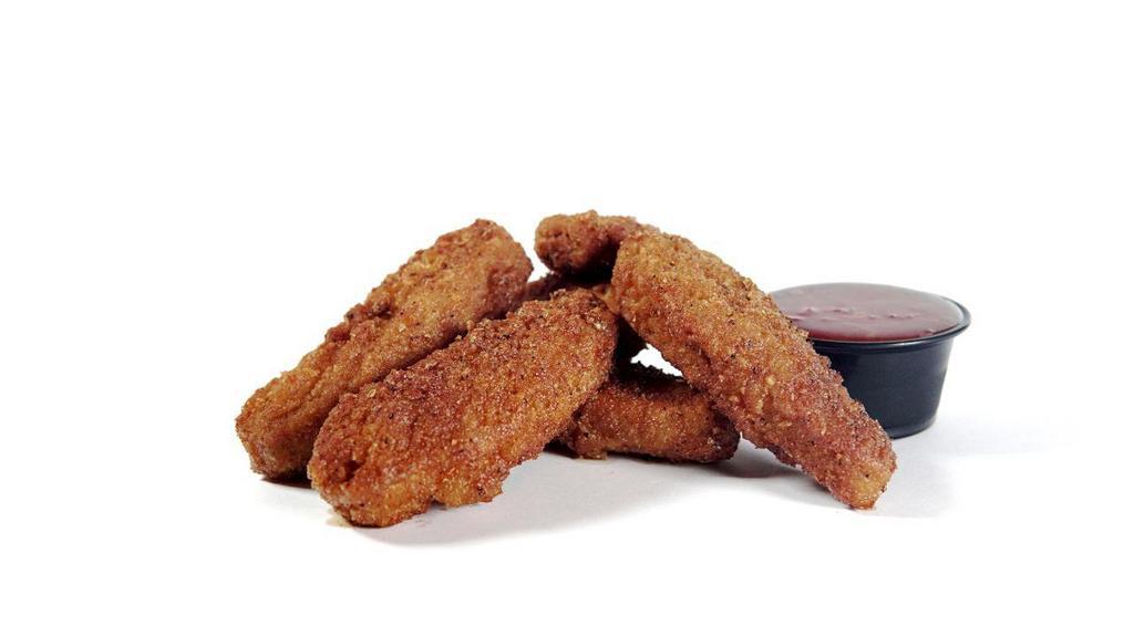 Beyond Chicken 6Pc Strips · Choice of 1 flavor and 2 dips