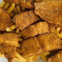 10. Fried Catfish with Fries · 