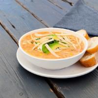 Soup of the Day · Served w/ baguette