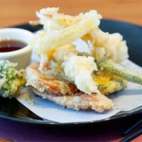 06. Tempura · Deep fried shrimp and veg.