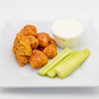 Boneless Wings (6 Pieces) · Wingin' It favorite: Juicy boneless chicken served with your favorite sauce, one dip and cel...