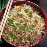 Veg Fried Rice* · Chinese classic preparation made from long grain basmati rice cooked with  vegetables, garni...