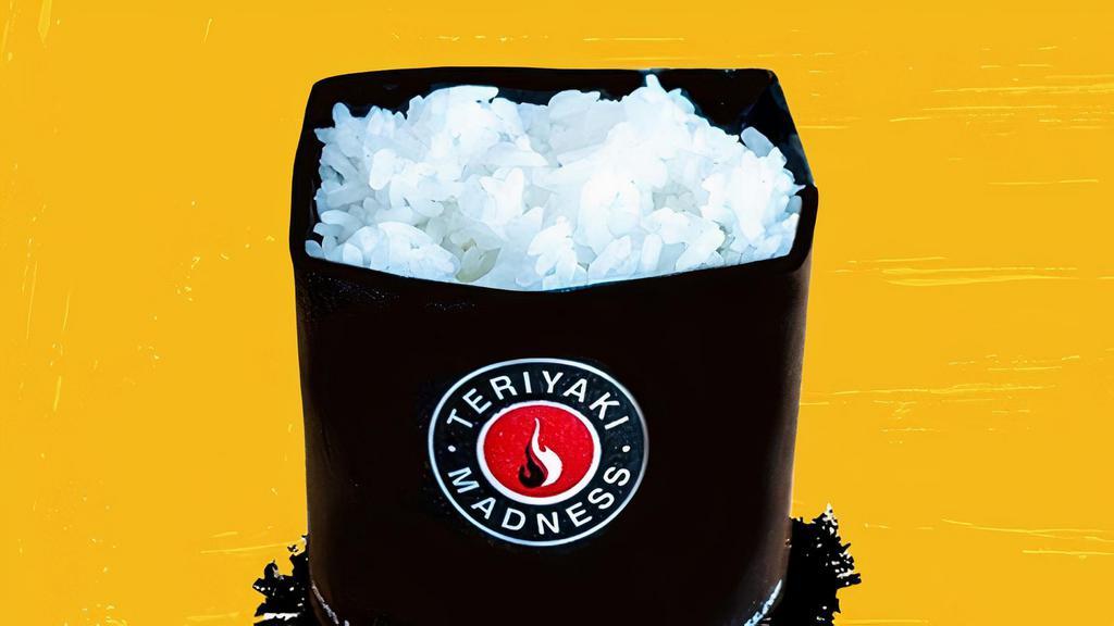 Side Calrose White Rice · This stuff is our bread and butter, except without bread or butter. Try our fresh, sticky, medium-grained Calrose rice, steamed to perfection