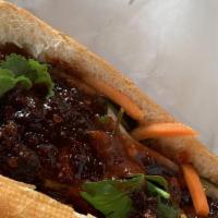 8a. Bánh Mì Thịt Nướng · Grilled Pork Sandwich

(includes cucumber, pickled radish & carrot, & cilantro)